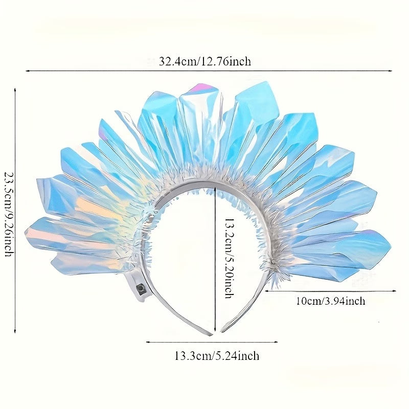 LED Glow Crown Headband