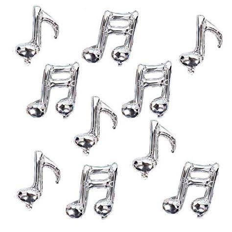 MINISHAPE MUSICAL NOTE FOIL BALLOONS - AIR-Filled (non flying)