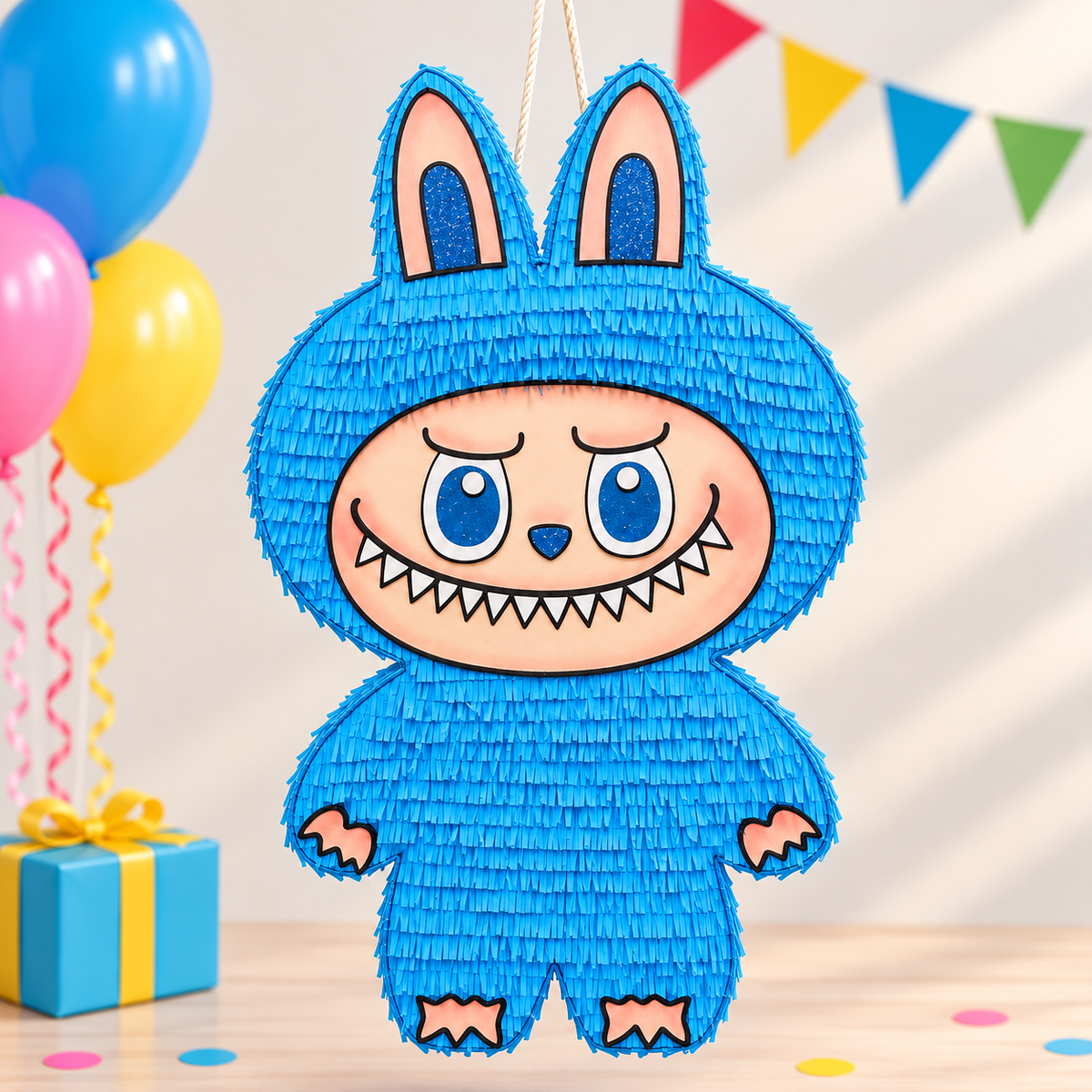 LABUBUH - BLUE PIÑATA PRE-ORDER | 3 Days Production | FREE Stick Included!